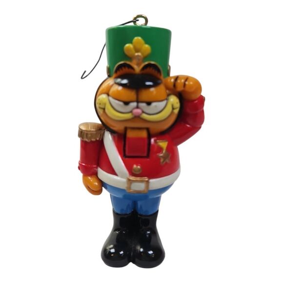 Vintage Garfield Christmas Lot Plush Eneso Nutcracker Odie Ornaments - Picture 9 of 14